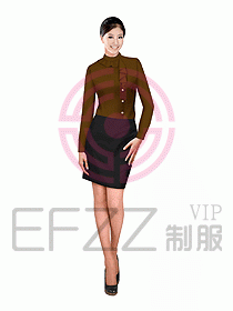 女職業(yè)裝長袖襯衫設(shè)計圖101