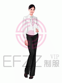 女職業裝長袖襯衫設計圖115