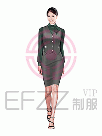 女職業裝馬夾設計圖192