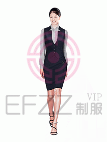 女職業裝馬夾設計圖193