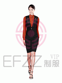 女職業裝馬夾設計圖196