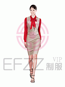 女職業裝馬夾設計圖198