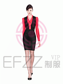 女職業裝馬夾設計圖212