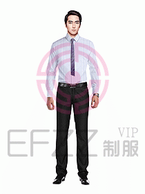 男職業裝長袖襯衫設計圖167