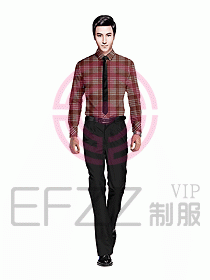 男職業裝長袖襯衫設計圖169