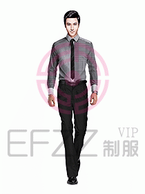 男職業裝長袖襯衫設計圖173