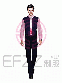 男職業裝長袖襯衫設計圖176