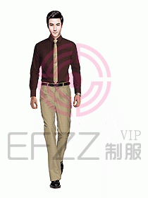 男職業裝長袖襯衫設計圖175