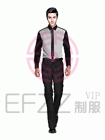 男職業裝長袖襯衫設計圖185