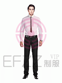 男職業裝長袖襯衫設計圖191