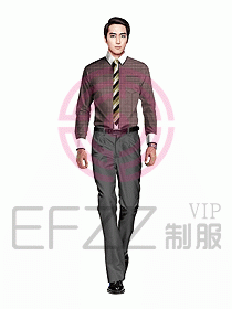 男職業(yè)裝長(zhǎng)袖襯衫設(shè)計(jì)圖195