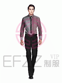 男職業裝長袖襯衫設計圖197