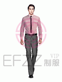 男職業裝長袖襯衫設計圖222