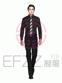 男職業(yè)裝長袖襯衫設計圖230