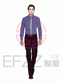 男職業裝長袖襯衫設計圖250