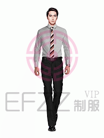 男職業裝長袖襯衫設計圖254