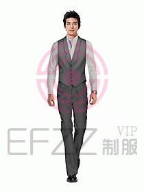 男職業裝馬夾設計圖026