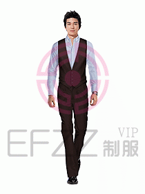 男職業裝馬夾設計圖027