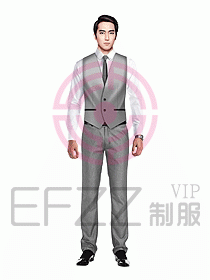 男職業(yè)裝馬夾設(shè)計(jì)圖029