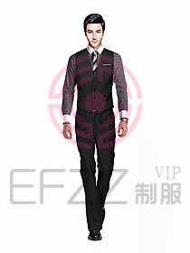 男職業裝馬夾設計圖034