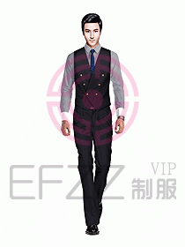 男職業裝馬夾設計圖037