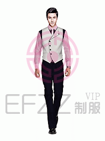 男職業(yè)裝馬夾設計圖039