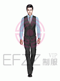 男職業裝馬夾設計圖041