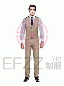 男職業裝馬夾設計圖043