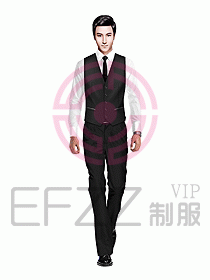 男職業(yè)裝馬夾設計圖046