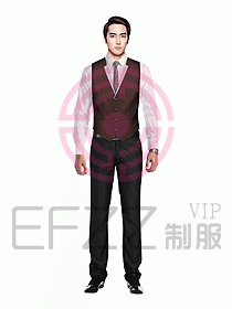 男職業(yè)裝馬夾設(shè)計圖054