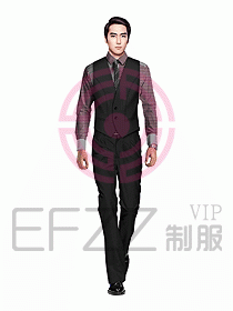 男職業裝馬夾設計圖060