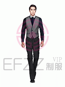 男職業裝馬夾設計圖059