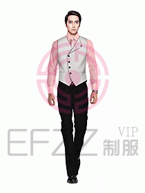 男職業裝馬夾設計圖063