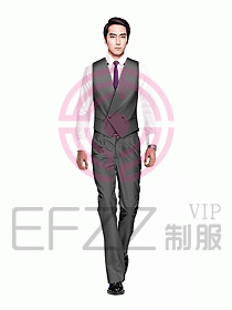 男職業(yè)裝馬夾設(shè)計圖064