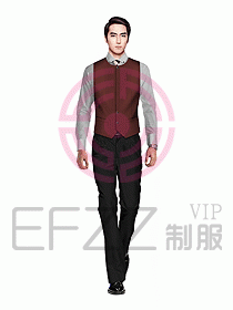 男職業(yè)裝馬夾設(shè)計圖069