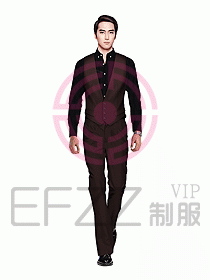 男職業(yè)裝馬夾設(shè)計圖075