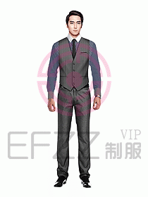 男職業裝馬夾設計圖076