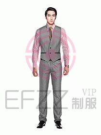 男職業(yè)裝馬夾設(shè)計圖077