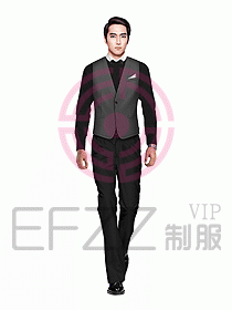 男職業裝馬夾設計圖081