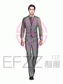 男職業裝馬夾設計圖083