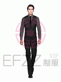 男職業裝馬夾設計圖094