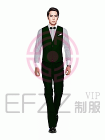 男職業裝馬夾設計圖105