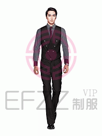 男職業(yè)裝馬夾設(shè)計圖109