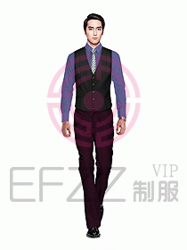 男職業裝馬夾設計圖113