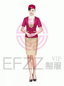 空姐服裝設計效果圖322