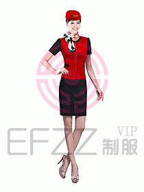 空姐服裝設計效果圖343