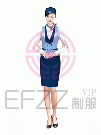 空姐服裝設計效果圖353