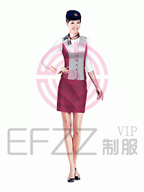 空姐服裝設計效果圖359