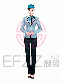 空姐服裝設計效果圖381