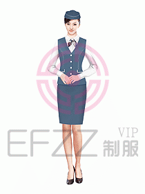 空姐服裝設計效果圖395